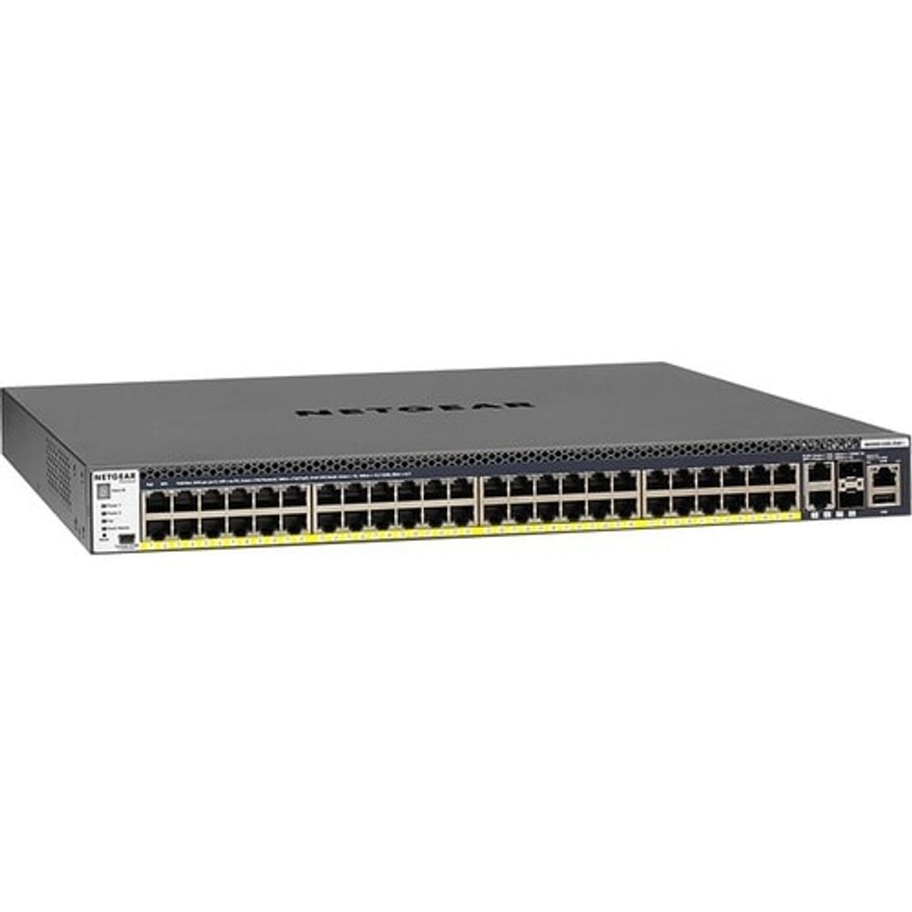 Netgear 48x1G PoE+ Stackable Managed Switch with 2x10GBASE-T and 2xSFP
