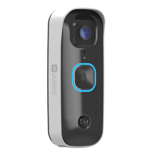SWIFI-4KBUDDY-GL - Swann Buddy 4K Video Doorbell & Chime Kit w/32GB Card