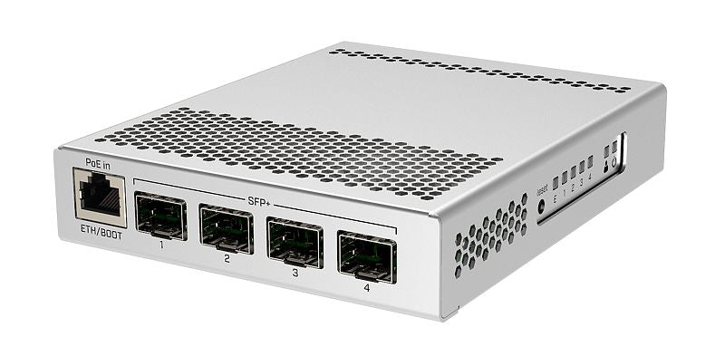 MikroTik Cloud Router Switch CRS305-1G-4S+IN with 4 x 10 Gigabit SFP+