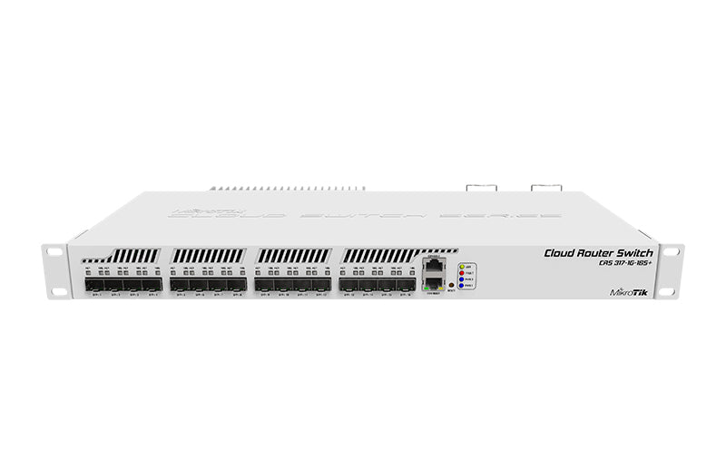 MikroTik CRS317-1G-16S+RM Cloud Router Switch with 16 x SFP+ 10Gbps Fibre Ports