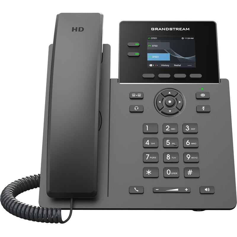 Grandstream GRP2610 2 Lines, 2 SIP Accounts, 2.4 in Colour Screen