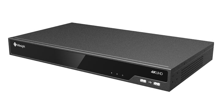 Milesight 4K H.265 16 Channel NDAA IP Camera NVR LPR Camera Supported