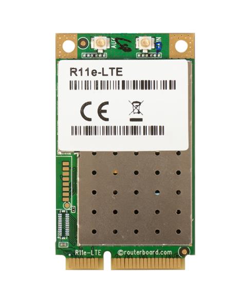 Mikrotik R11e-LTE 2G/3G/4G/LTE miniPCI-e card for International Bands