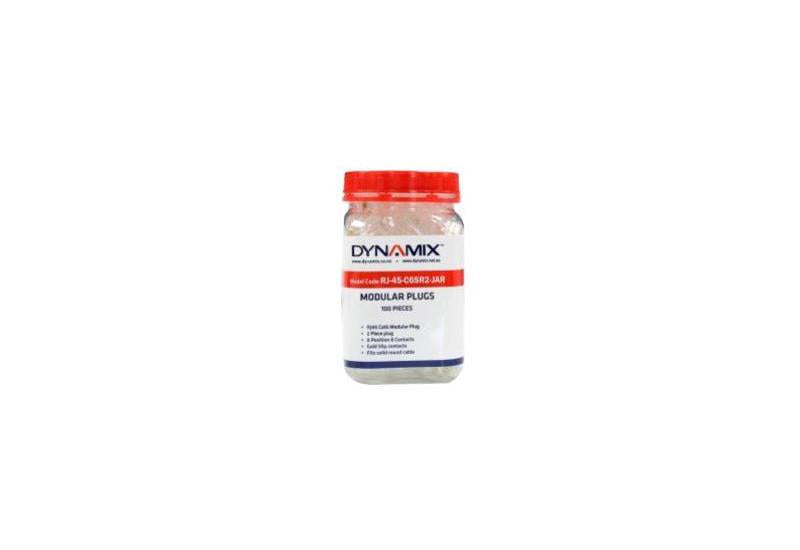 Dynamix Cat6 RJ-45 Plug 100pcs Jar