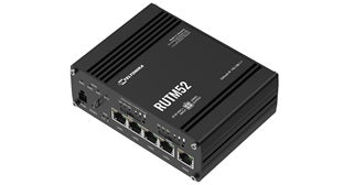 Teltonika RUTM52 Industrial 5G Wi-Fi Gigabit Router with Dual Radio, Dual SIM and eSIM Support and 4G LTE Cat 20 fallback