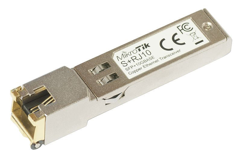 MikroTik RJ45 SFP+ 10/100/1000M 2.5G/5G/10G Copper Ethernet Module