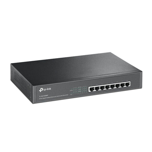 TL-SG1008MP - TP-LINK TL-SG1008MP 8-port Gigabit PoE+ Switch, PoE+ for All 8 Ports, 124W PoE power supply