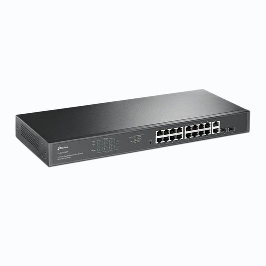 TL-SG1218MP - TP-Link 18-Port Gigabit Rackmount Switch with 16-Port PoE+