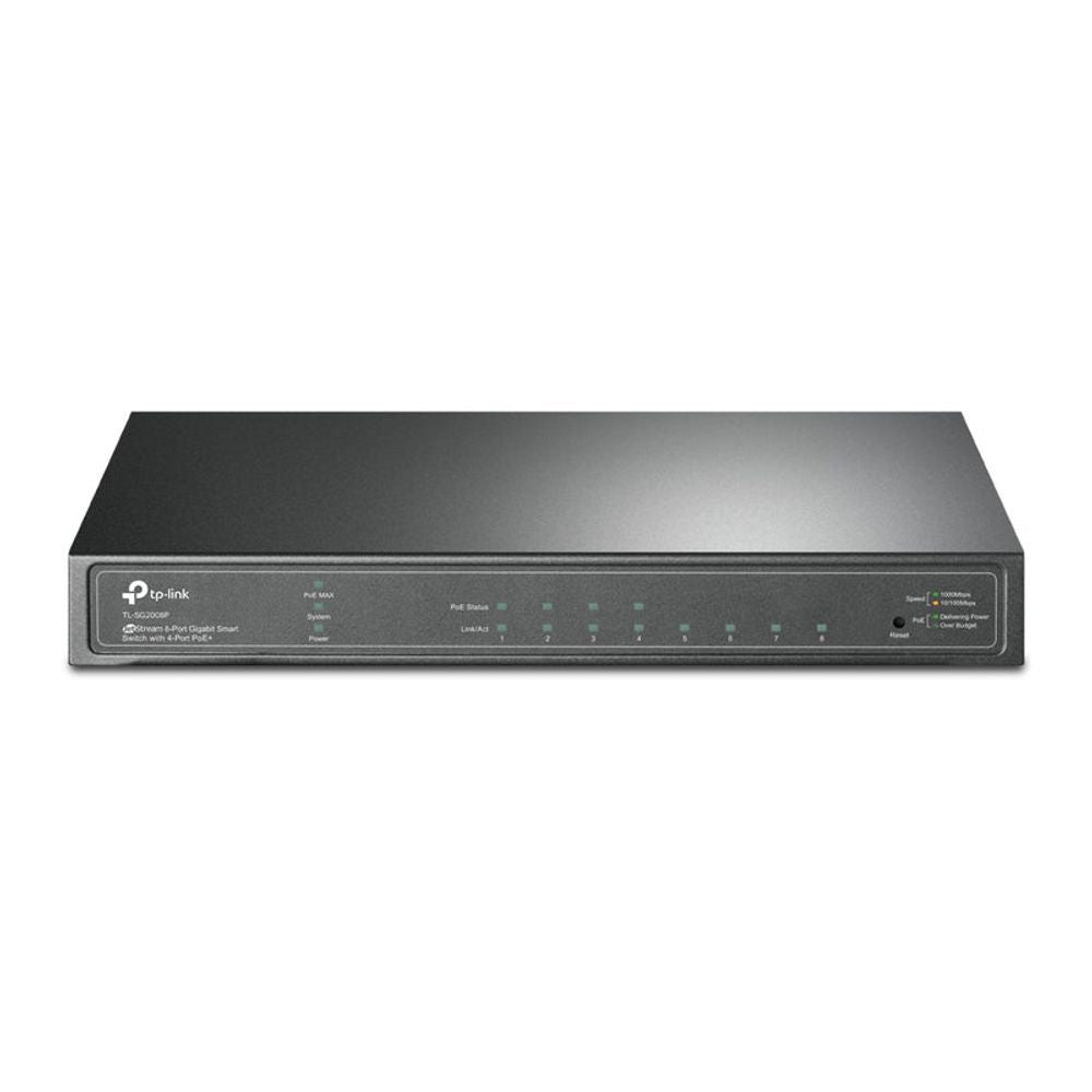 TL-SG2008P - TP-Link JetStream 8-Port Gigabit Smart Switch with 4-Port PoE+