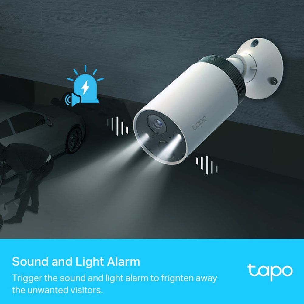 TL-TAPOC420S4 - TP-Link Tapo C420S4, 4 x Smart Wire-Free Security Camera System, with HUB, Battery Powered