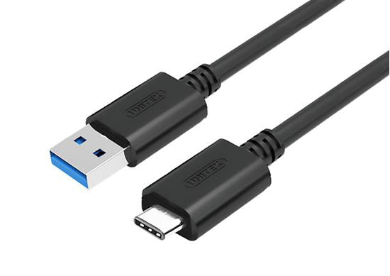 USB Type C (USB-C) Male to USB Type A (USB-A) Male 1m Cable