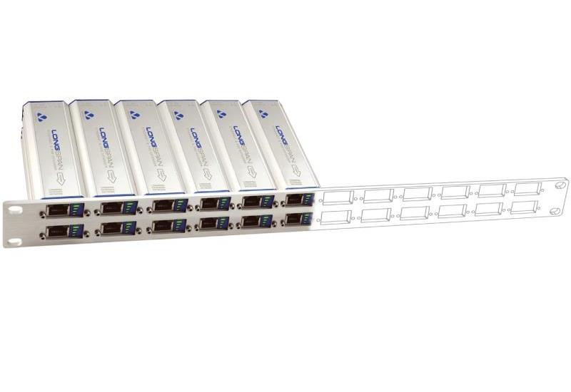 1U 19inch Rack Mount for up to 24x LONGSPAN Devices