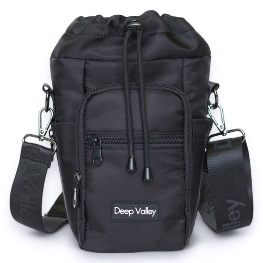 Bundle: Pea Green 1L Insulated Bottle + Black DayTrip Mini Bag