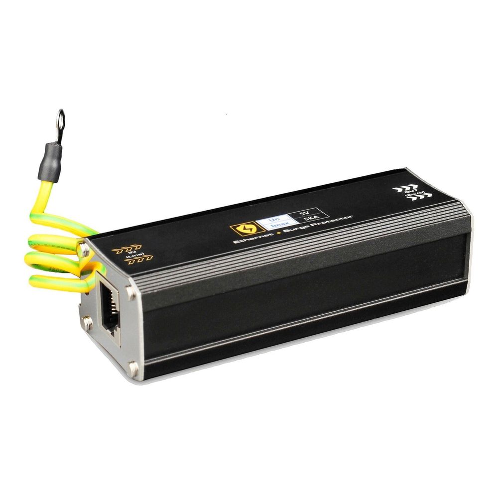 Utepo USP201GE-POE GbE PoE Surge Protector – Plug n’ Play – Support PoE and PoE+