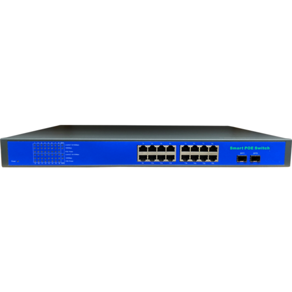 POE-16 - 16 PoE Power Port 30W per port (10/100Mbps)
