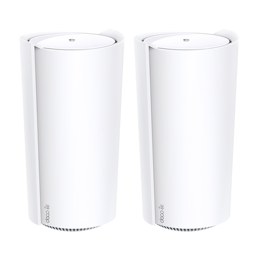 TL-DECOXE200-2P - TP-Link Deco XE200 AXE11000 Whole Home Mesh Wi-Fi 6E System - 2 Pack