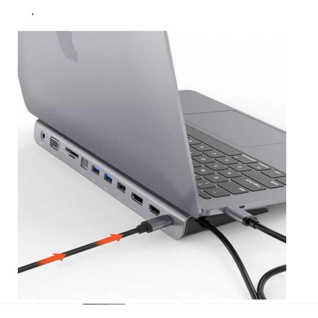 MB-DOCK-D11 - Mbeat 11-in-1 Multiport USB-C Dock
