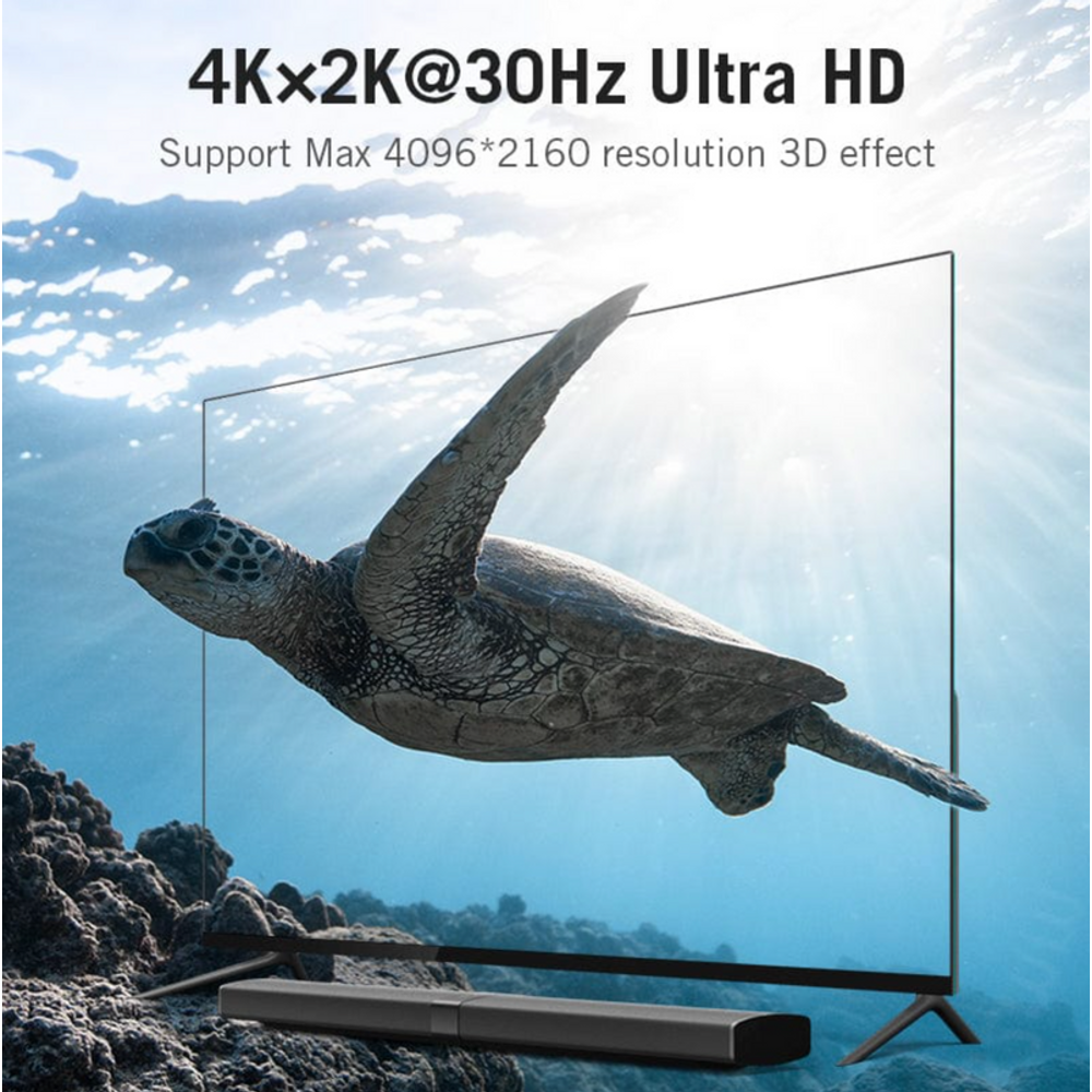 VEN-ACDG0 - Vention 5 In 1 Out HDMI Switcher Black