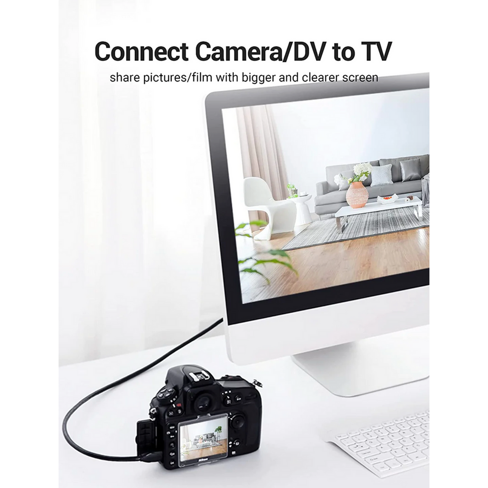 VEN-VAA-D02-B150 - Vention Mini HDMI Cable 1.5M Black