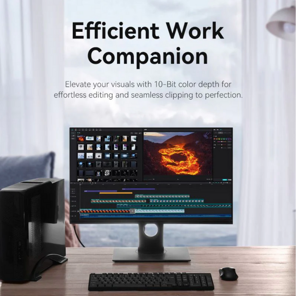 VEN-HAKBJ - Vention DisplayPort Male to Male 4K HD Cable 5M Black