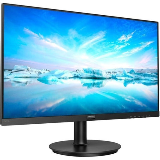 Philips 242V8A 24" Class Full HD LCD Monitor - 16:9 - Textured Black -