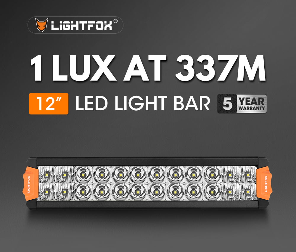 Lightfox Rigel Series 12inch LED Light Bar 1 Lux @ 337M IP68 8,320 Lumens Default Title