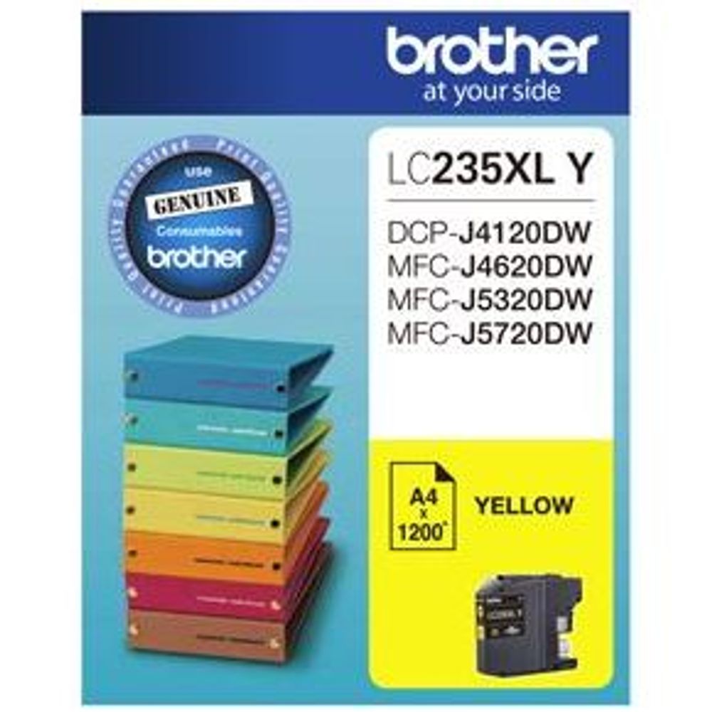 LC235XLY - Brother LC235XLY Yellow High Yield Ink Cartridge