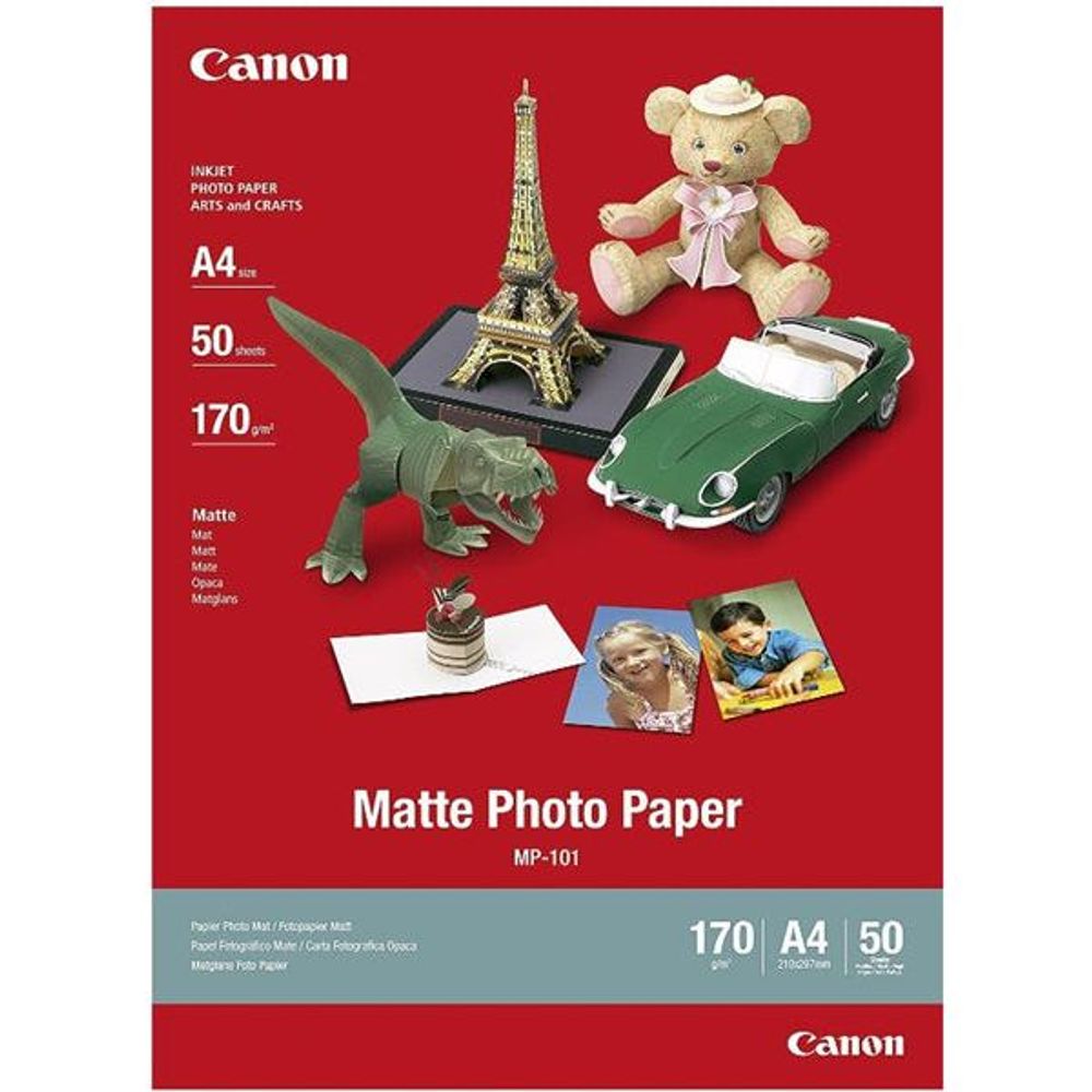 MP101 - Canon MP-101 A4 Matte 170gsm Photo Paper - 50 Sheets – The ...