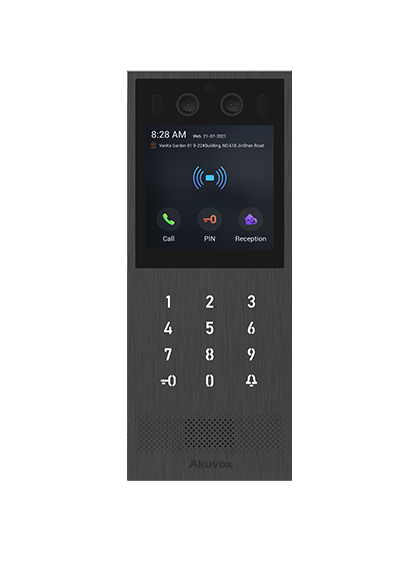 X912K - Akuvox Vandal-resistant Door Phone for High-end Buildings