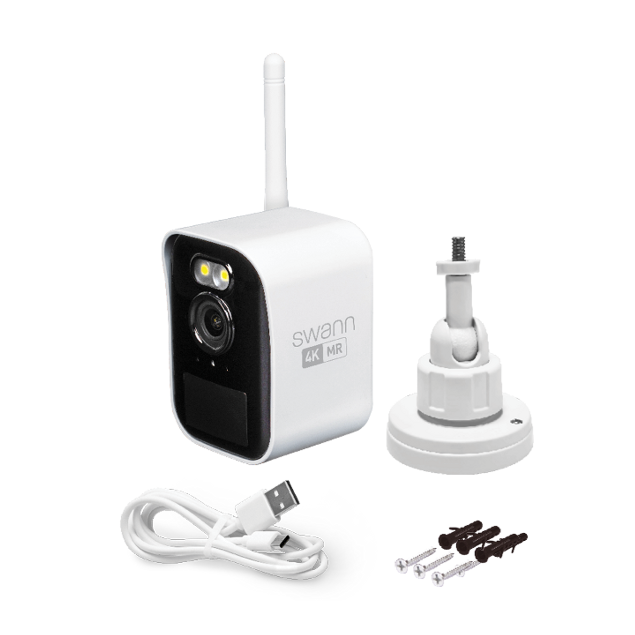 SWNVW-MRMINICAM-GL - Swann MaxRanger4K Mini Long Range Wireless Add-On IP Camera - 1 Pack