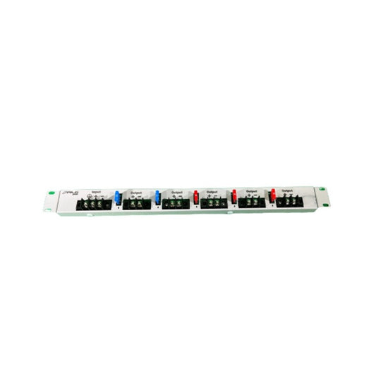 ALGcom Unmanaged DC PDU 19 inch x 1U with 5 Ports DC Out