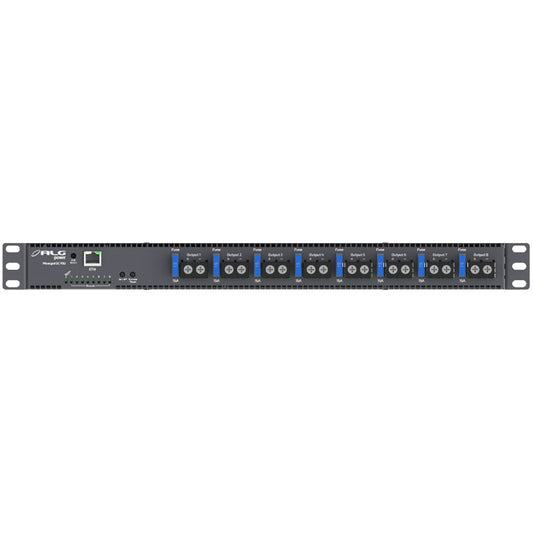 ALGcom Managed DC PDU 19 inch x 1U with 8 Ports DC Out