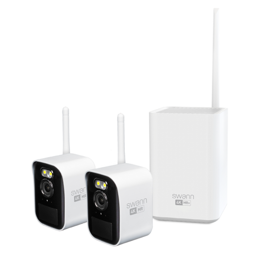SWNVK-MRMINISD2-AU - Swann MaxRanger4K Mini Wireless Security System / Base Station / 32GB / 2x MINICAM 4K Cams