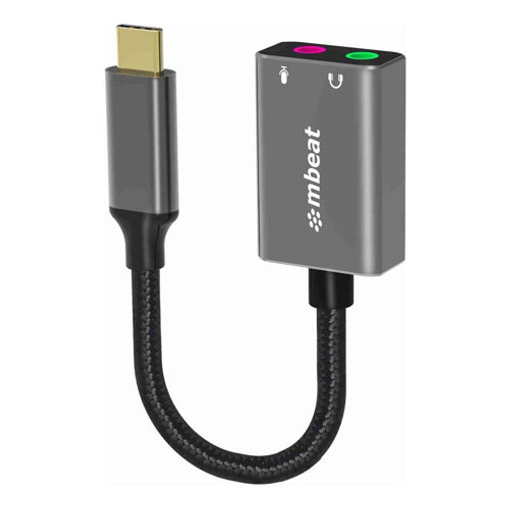MB-XAD-CAXM - mbeat Tough Link USB-C to 3.5 Audio and Microphone ...