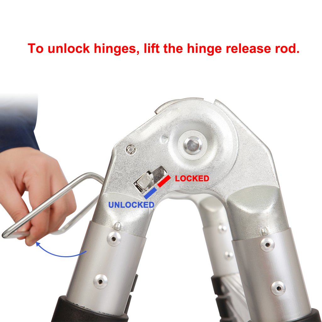 Ladder Telescopic Aluminum Extension 5m