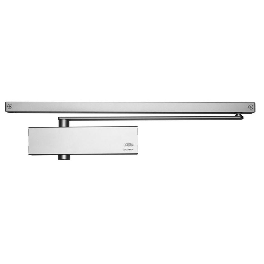726 Series Size 2-6 Slide Rail Closer Adjustable BC Clip-on Cover Silv ...