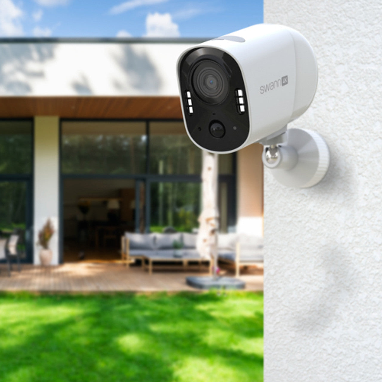 SWIFI-4KXTRMECO-GL - Swann Xtreem 4K Eco Battery Cam w 32GB Card / SOLAR5 panel - 1 Pack