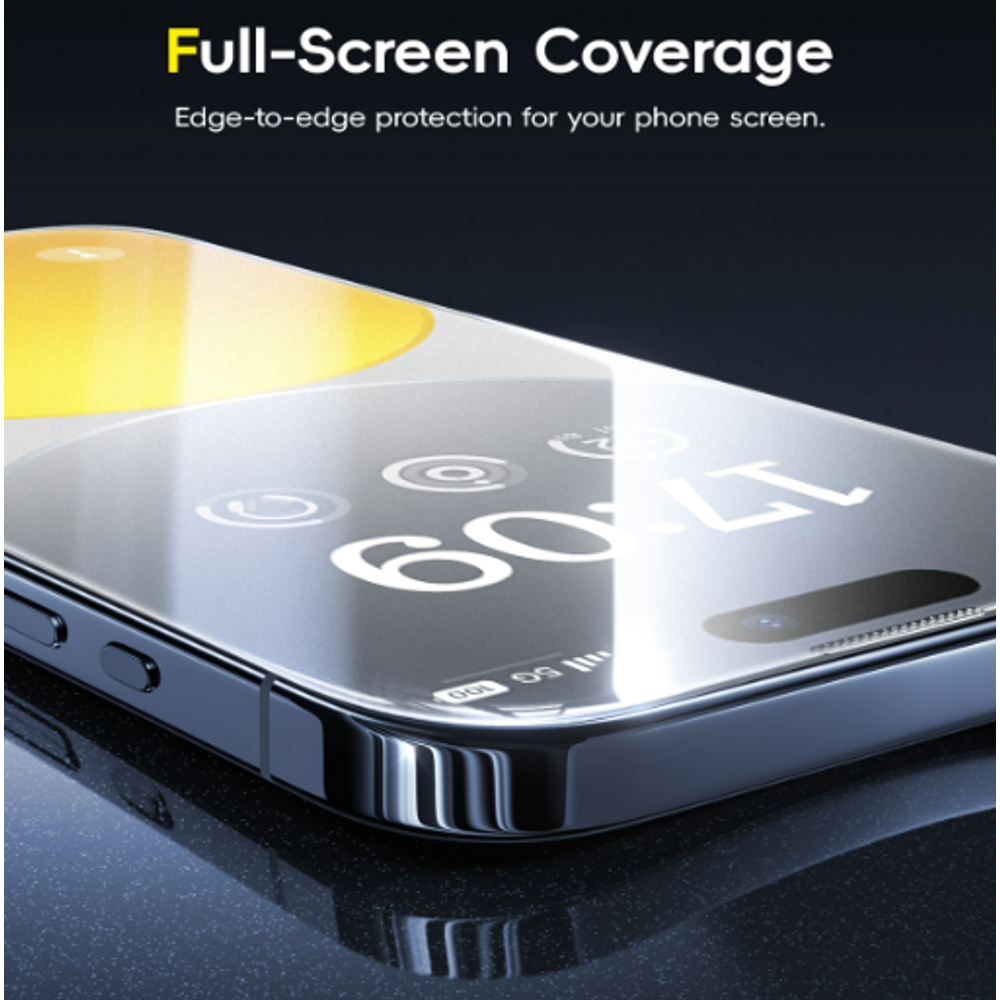 BAS46462 - Baseus Crystalline Series Anti-Glare Full-Coverage HD ...