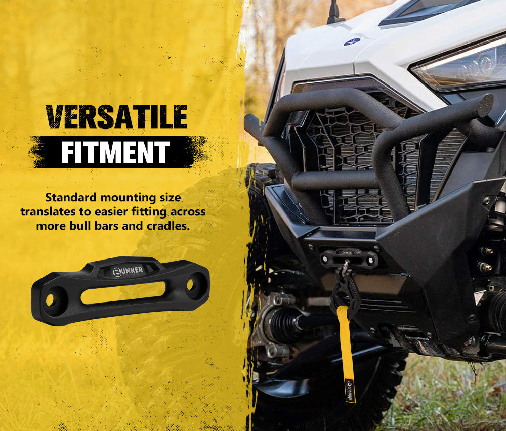 Bunker Indust 6000LBS/2722KGS Electric Winch 12V Synthetic Rope Wireless UTV ATV