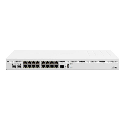 MikroTik CCR2004-16G-2S+ Router with 16x Gigabit Ethernet ports, 2x10G SFP+