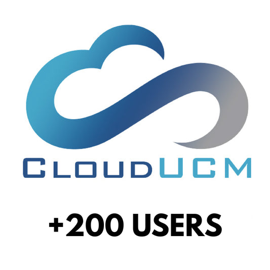 Grandstream CloudUCM Extra 200 Users/Extensions Subscription Plan 1 Year