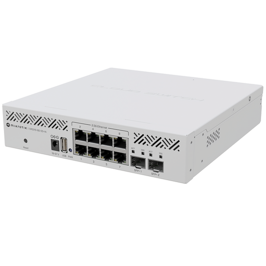 MikroTik CRS310-8G+2S+IN Router Switch with 8 x 2.5Gbps and 2 x SFP+ Ports