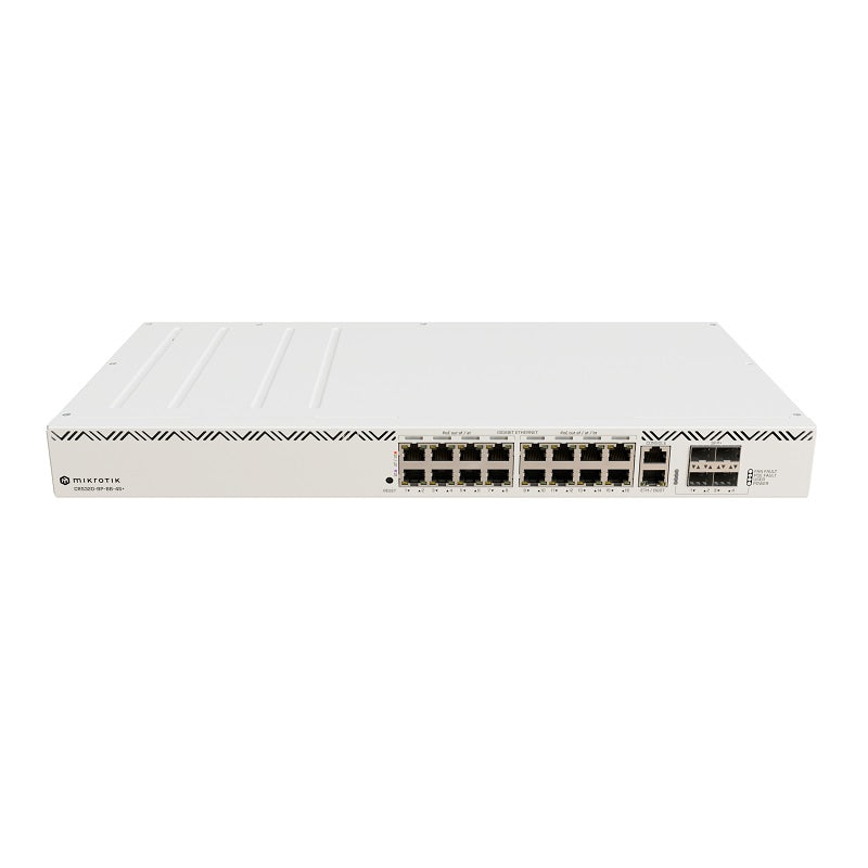 MikroTik CRS320-8P-8B-4S+RM 16 Port Gigabit 802.3af/at/bt PoE Switch with 4 SFP+ Uplinks