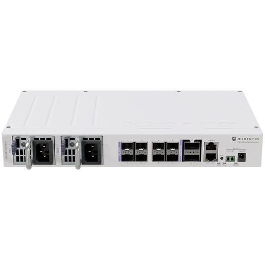 MikroTik CRS510-8XS-2XQ-IN 10/100 Gbps Switch with Dual Hot-Swap Power Supplies