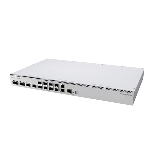 MikroTik CRS812-8DS-2DQ-2DDQ-RM Multi-Gig Switch with 2x 10G Ethernet, 8x SFP56, 2x QSFP56 and 2x QSFP56-DD Ports