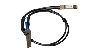 MikroTik DDQ+DA0001 400-Gigabit QSFP-DD direct attach cable, 1m long. Enables easy direct connectivity between ultra-fast devices