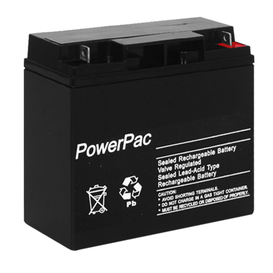 DM12-22AH - Powerpac S.L.A battery 12V 22A Dimensions : 181 x 77 x 166mm