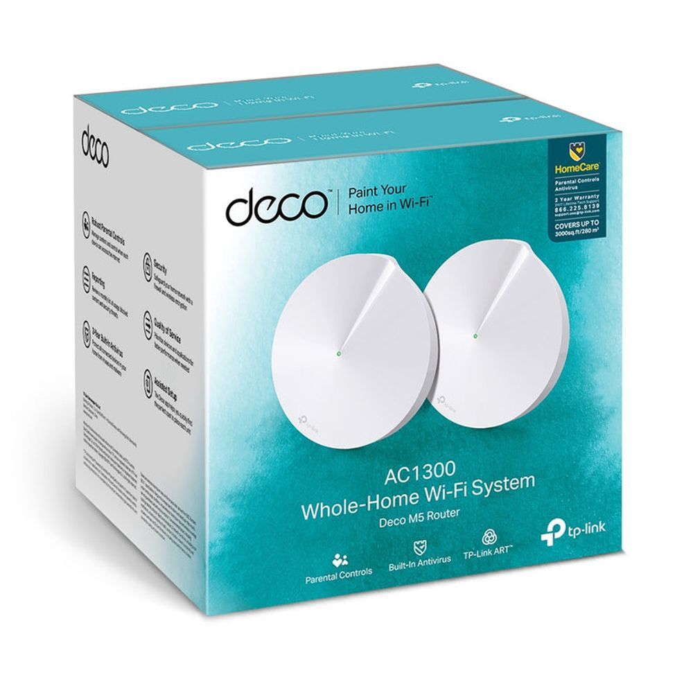 TL-DECOM5-2P - TP-Link Deco M5 (2-Pack) Mesh Wi-Fi System