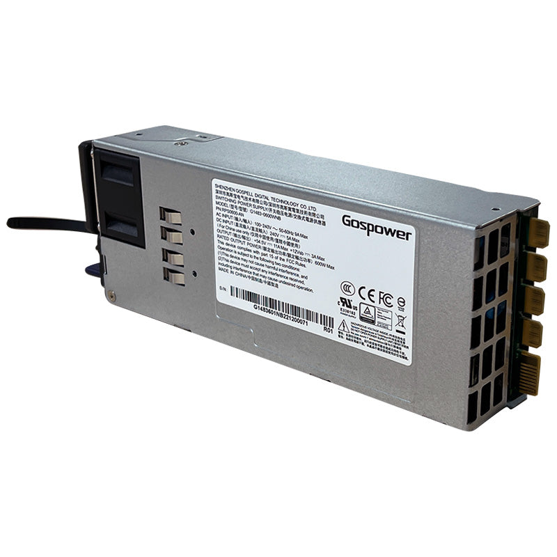 MikroTik G1483-0600WNB Hot-swap 54.5V 10.35A 600W power supply for the CRS320-8P-8B-4S+RM PoE++ switch