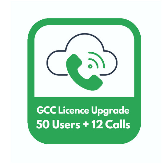 Grandstream GCC One-time upgrade to 50 Users, 12 Concurrent Calls